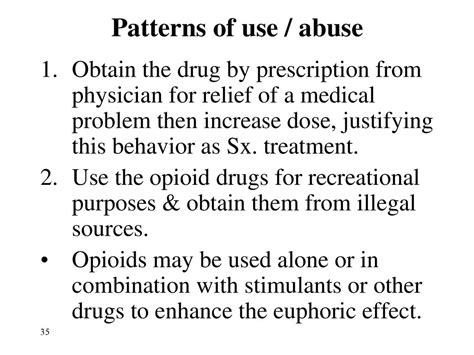 Changes in sexual behavior patterns due to stimulants use